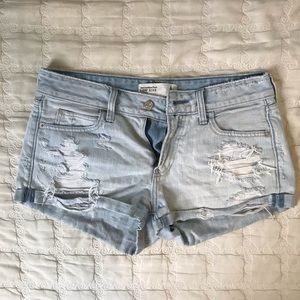 Abercrombie & Fitch Low-Rise Jean Shorts